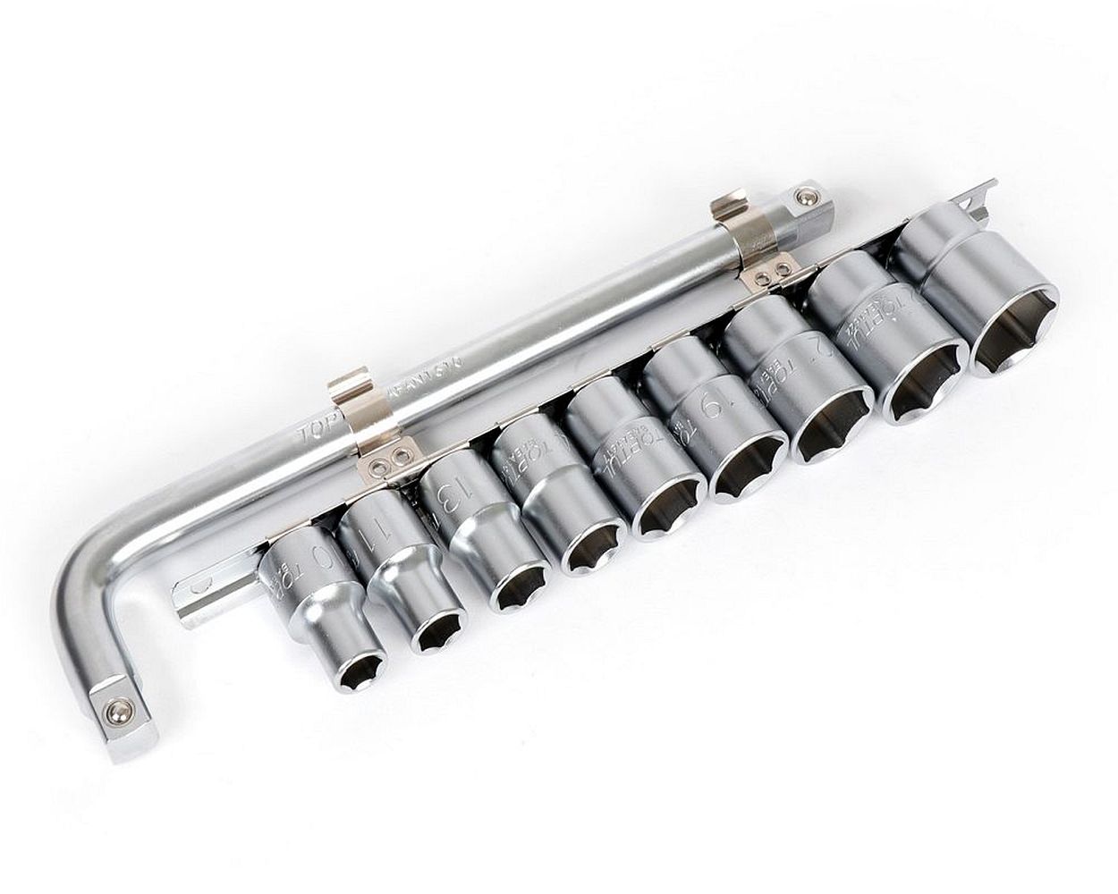 Steckschlüsselsatz TOPTUL 1/2 Zoll, 10-teilig, 10 mm-24 mm Werkzeug