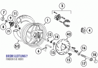  BT125T-12C1 4T AC Vorderrad 12 Zoll für GY6 China 4 Takt