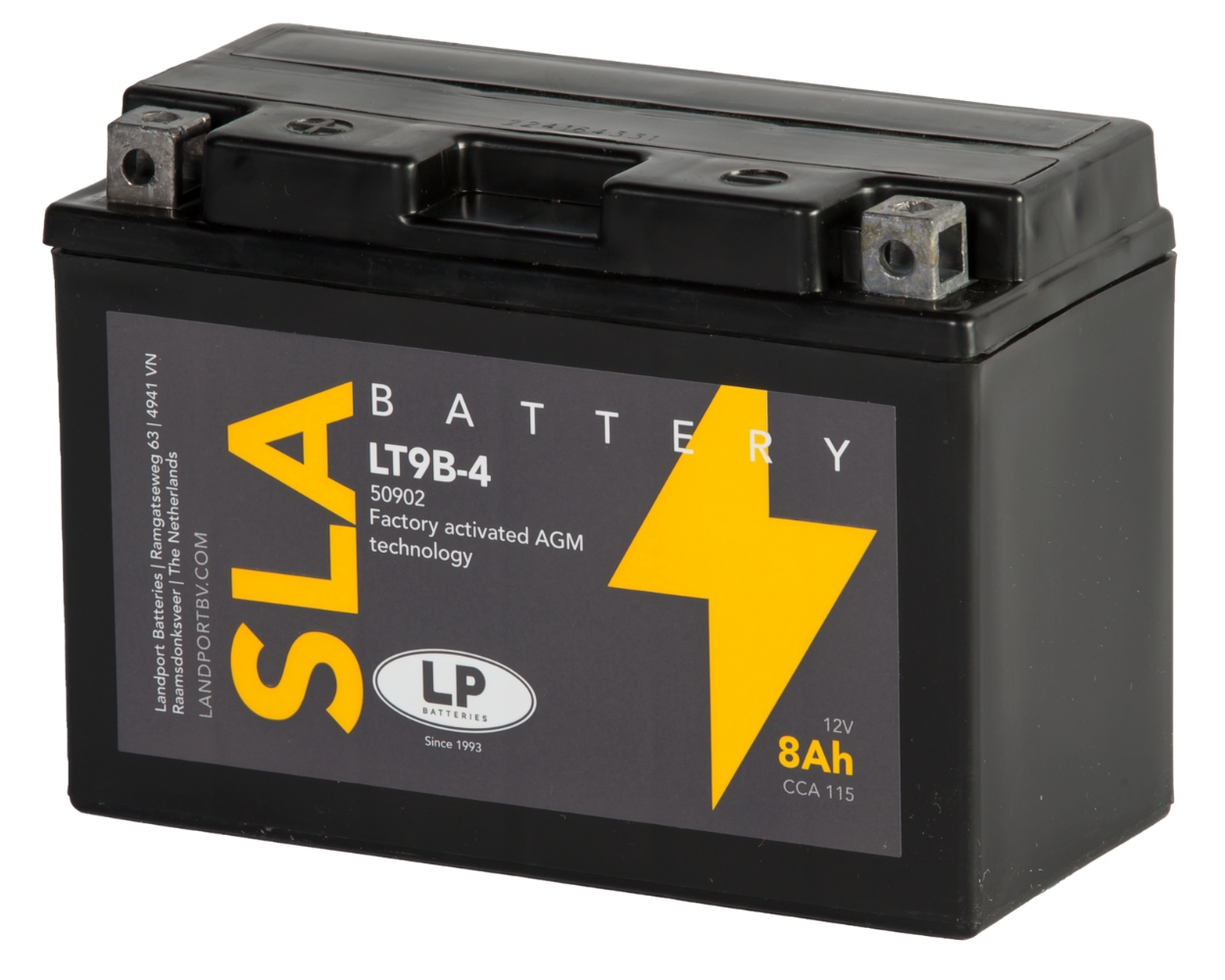 Batterie LANDPORT LT9B-4 SLA 12 V 8 Ah