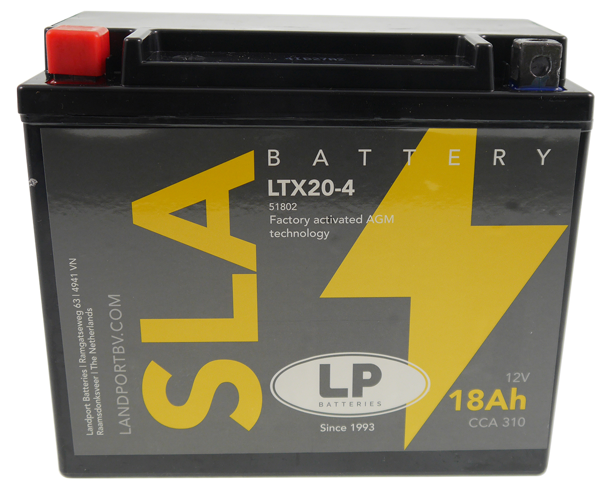 Batterie LANDPORT LTX20-4 12 V 18 Ah, 175x87x155 mm
