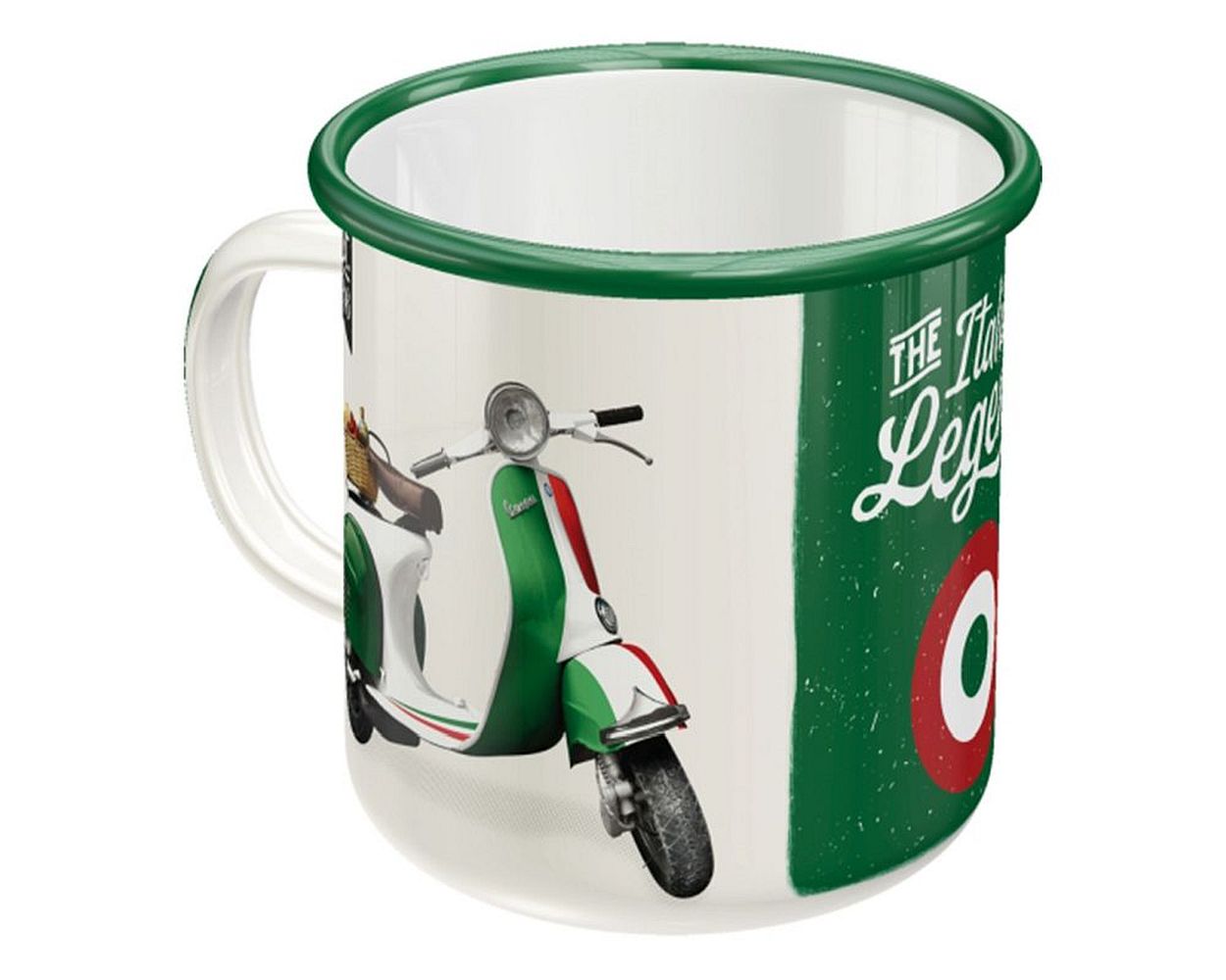 Cup - enamel mug -Nostalgic Art- Italian Legend