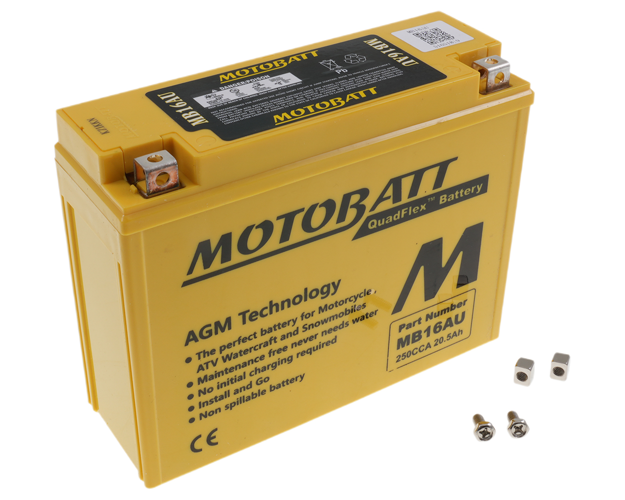 Batterie 12 V 20,5 Ah MOTOBATT MB16AU