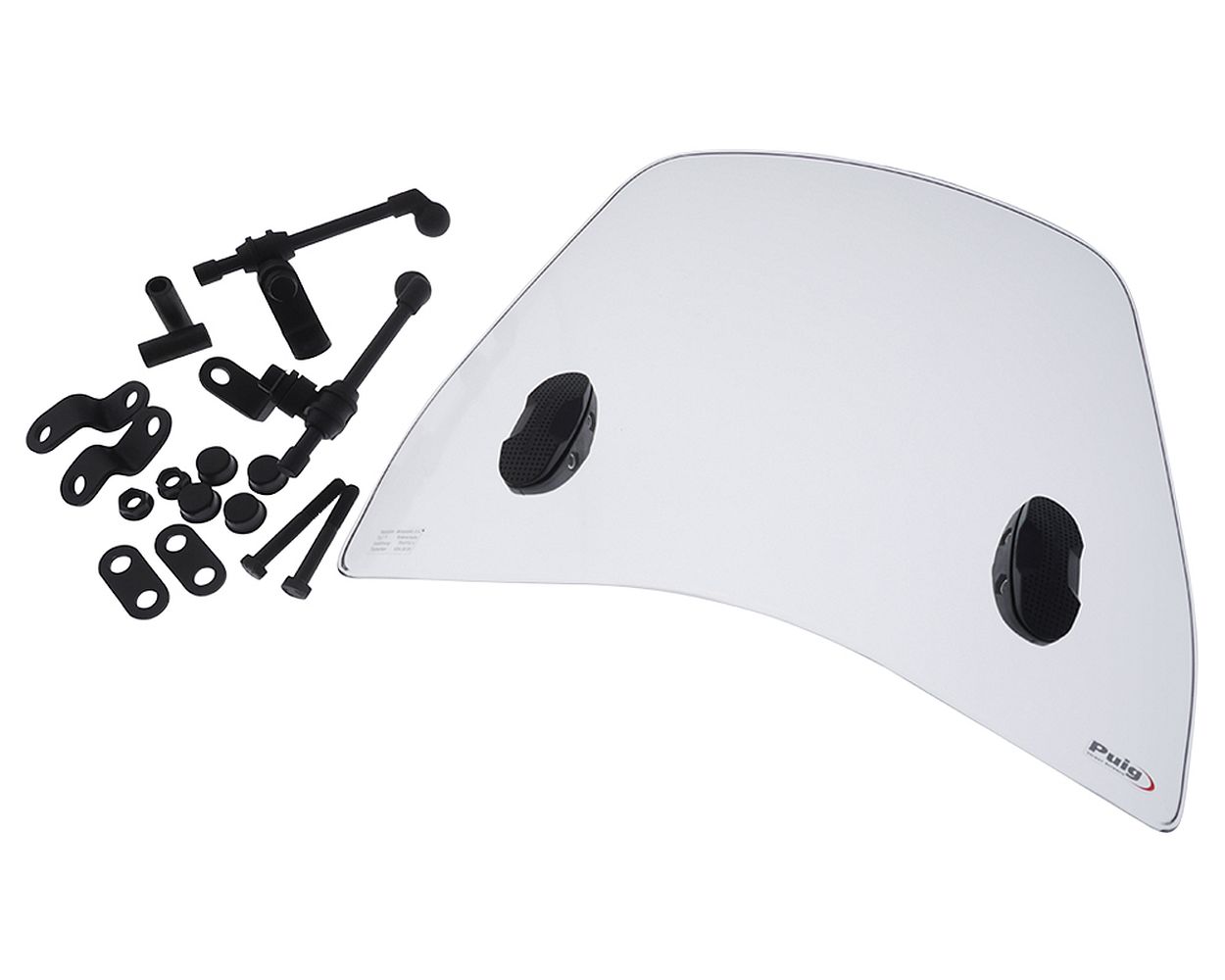 Windschild PUIG Trafic klar kompatibel für Honda Lead 110 NHX 08-13