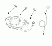 BT49QT-21A Victoria 4T AC Tachometer für Baotian BT49QT-20B2