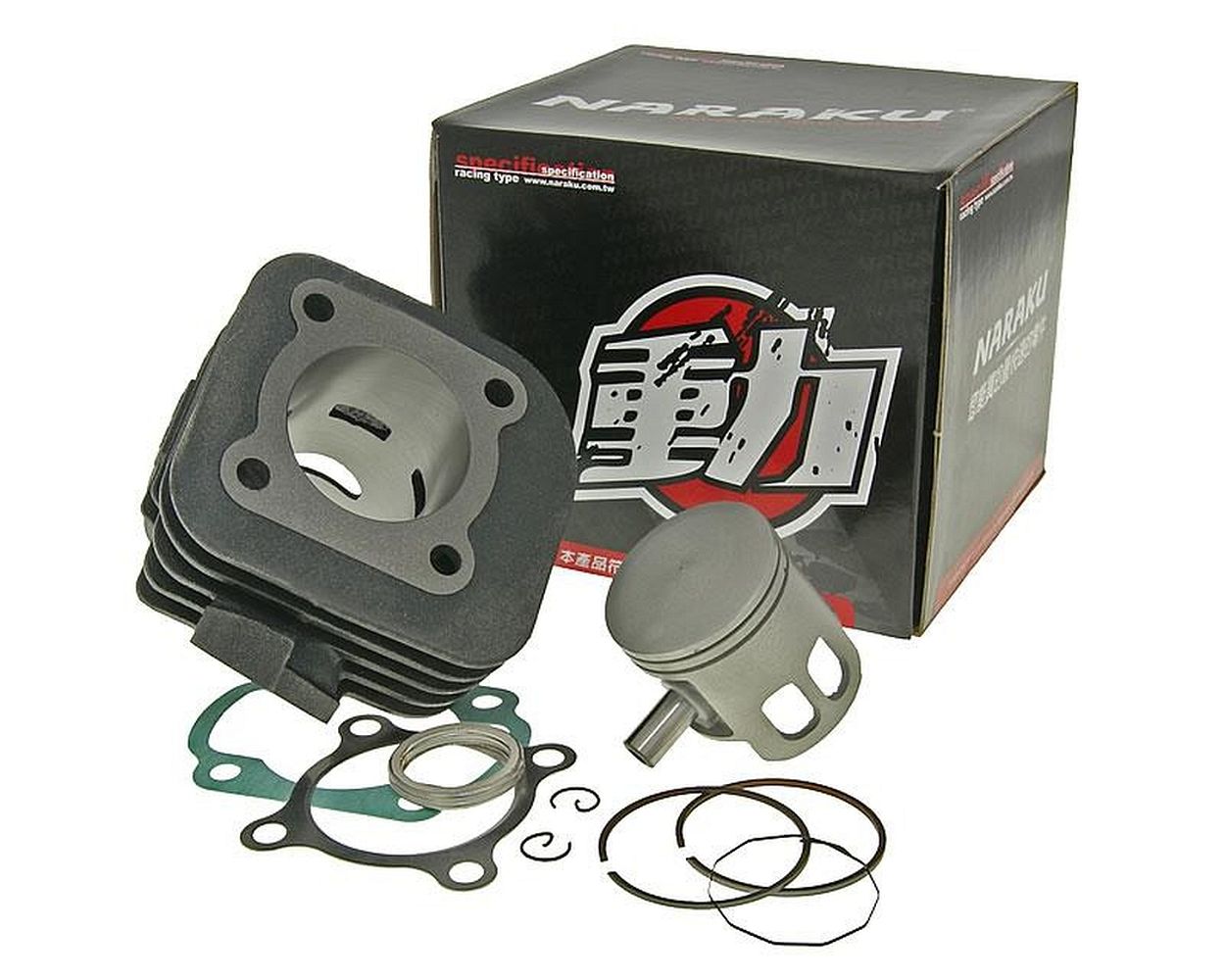 Zylinder 70 ccm NARAKU für Minarelli liegend AC 10 mm