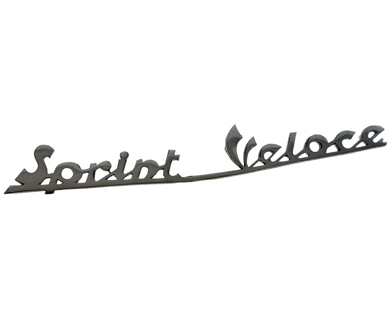 Schriftzug Emblem für Heck Sprint Veloce poliert 180x25 mm, 4 Pin