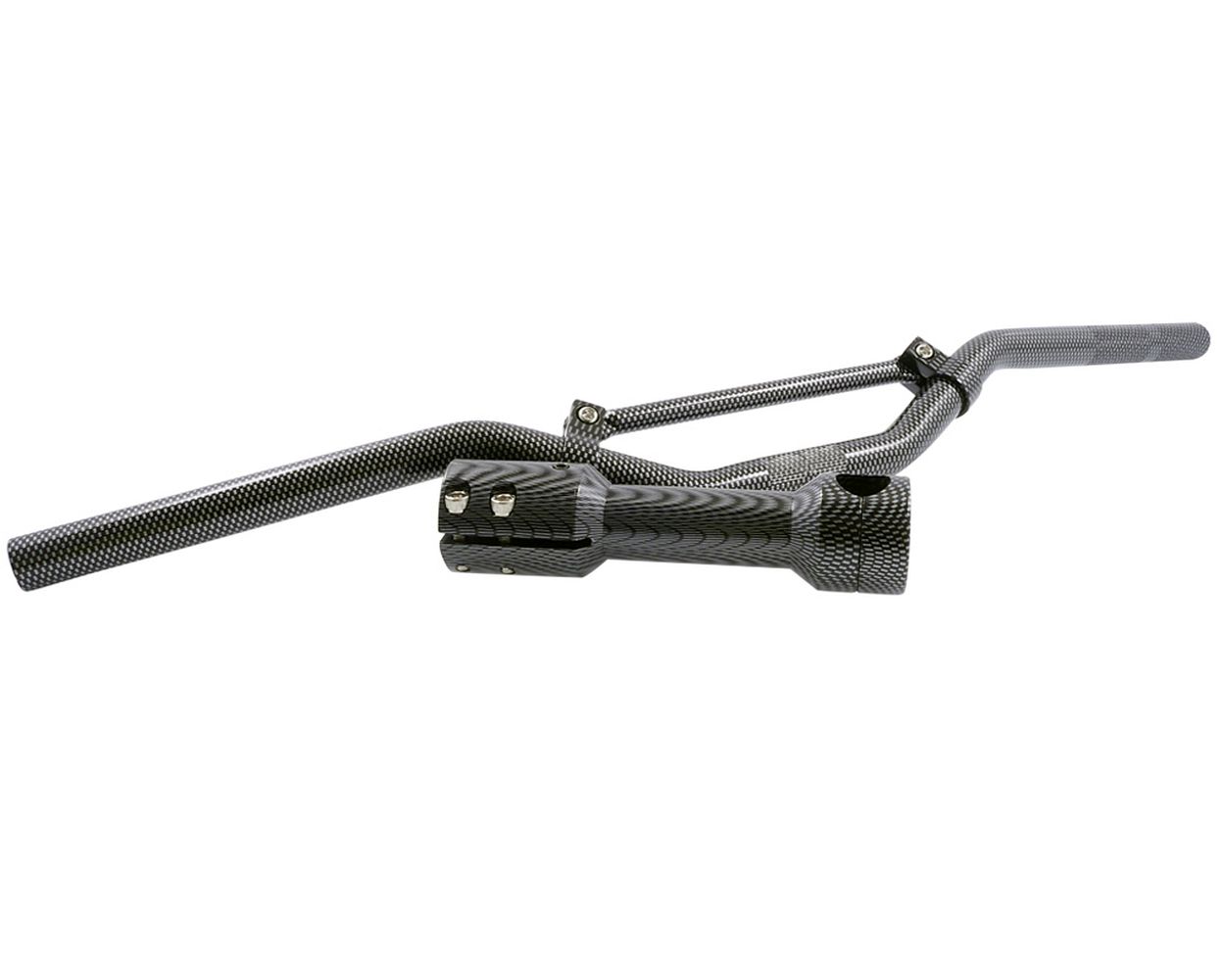 Downhill Lenker Set mit Aufnahme Carbon Look
