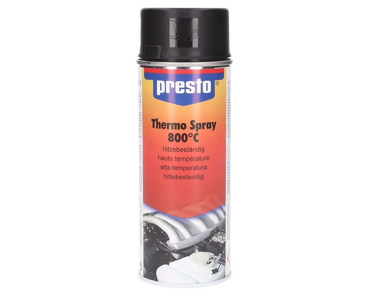 428726 / 11579 / RP808007 Thermo-Lackspray PRESTO schwarz mat...