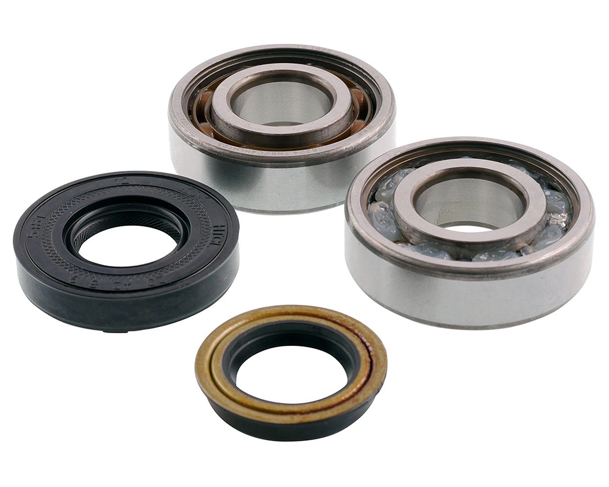 Kurbelwellenlagersatz RMS SKF C4 Teflon mit Wellendichtringen kompatibel für Minarelli liegend / stehend