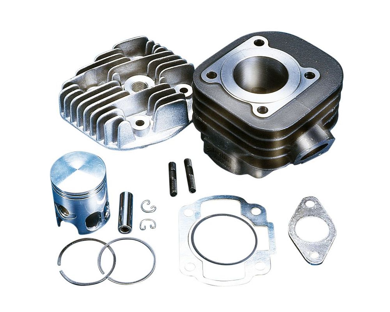Zylinder POLINI Grauguss Sport 50 ccm 10 mm Kolbenbolzen für Minarelli liegend AC