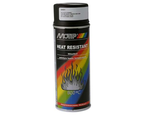 Peinture pour pot d'échappement MOTIP - résistant à la chaleur - 400ml - protection contre la rouille