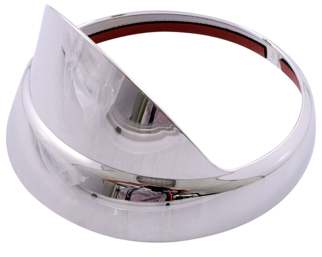 Lampenring SIP Style Kunststoff chrom mit MV Lampenschirm