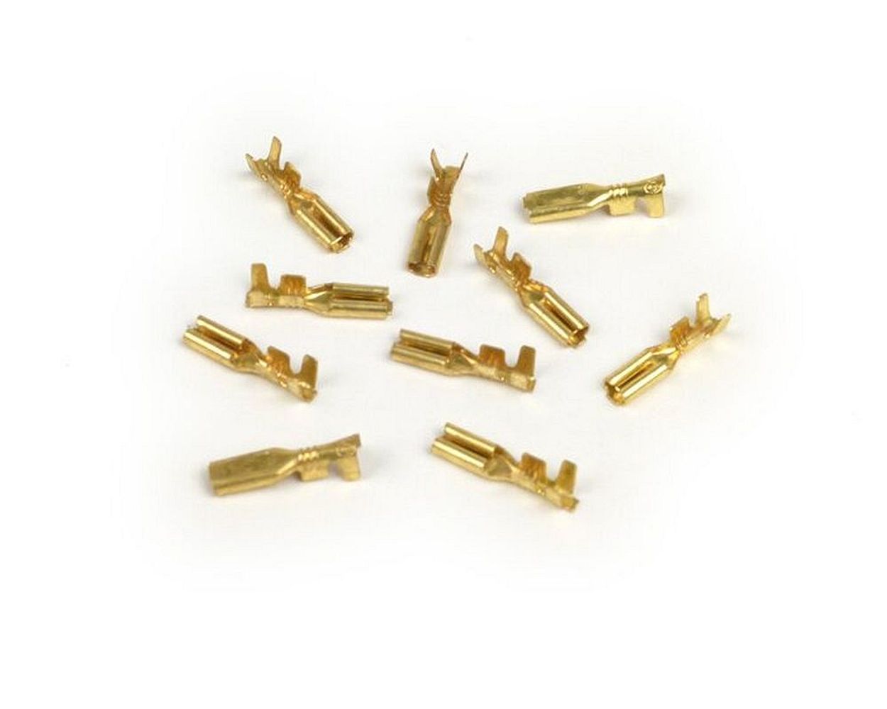 Kabelschuh Flachsteckerhülse BGM 2, 8 mm D=0, 5-1, 0 mm - DIN 18201 - 10 Stück Universal Kabelverbinder Crimp Roller Motorrad Auto KFZ