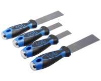 Schaber Satz 4-teilig BGS Edelstahl rostfrei Dichtungsschaber Universell Werkstatt Werkzeug