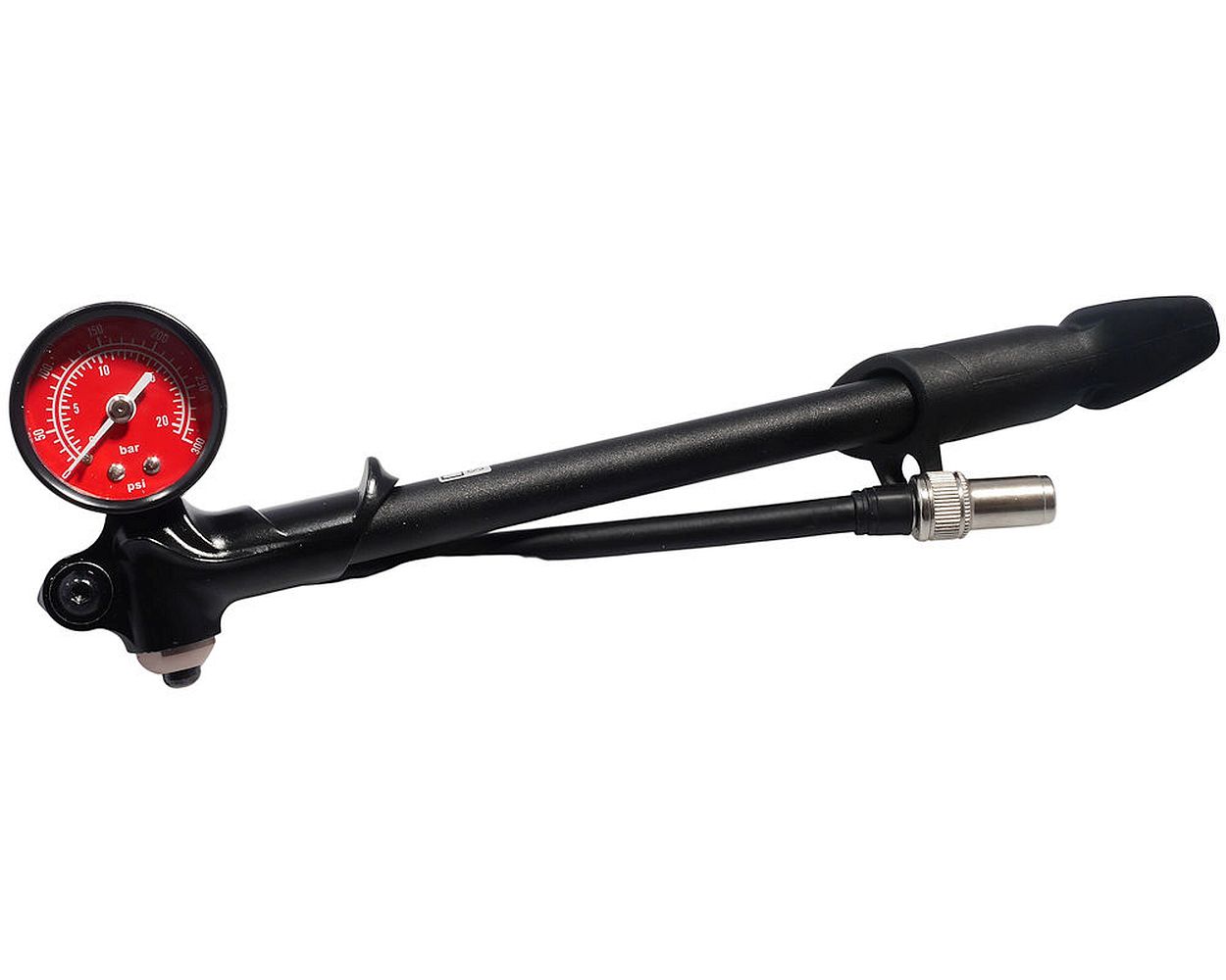 Dämpferpumpe ROCK SHOX bis max. 20,5 Bar / 300 psi Gabelpumpe, Federgabelpumpe schwarz 260 g