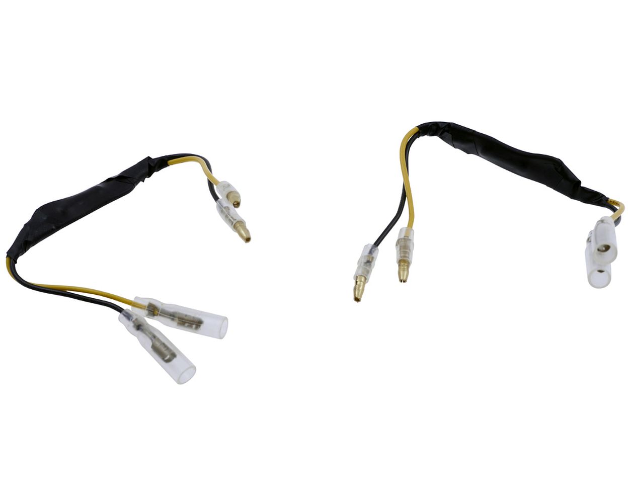 Widerstand mit Adapterkabel SHIN YO für LED Blinker (27 Ohm) 12 V, Paar, kompatibel für Motorrad, Roller, Moped, Quad, Vespa, Mofa