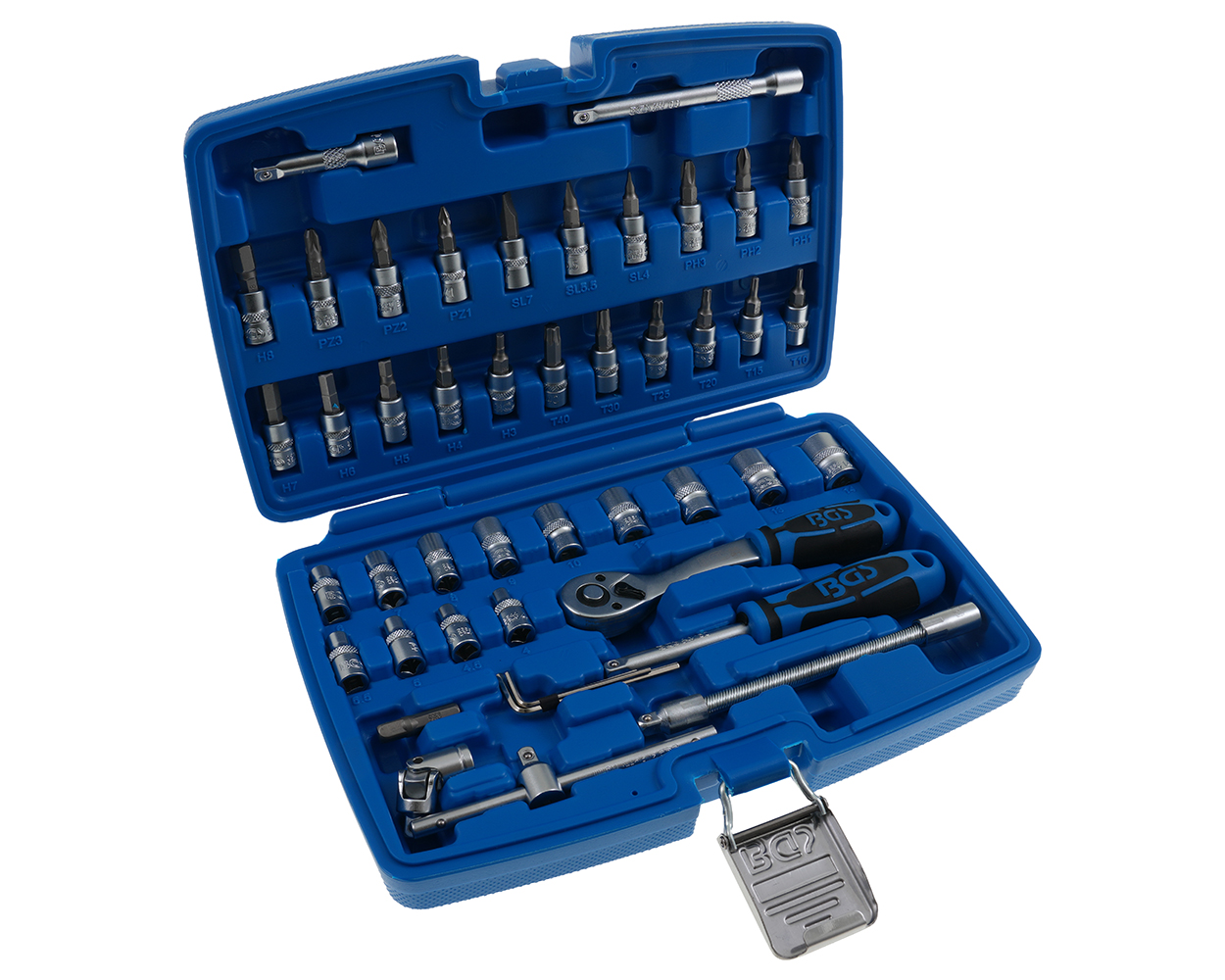 Steckschlüssel-Satz BGS Antrieb 6,3 mm (1/4) 46-tlg.