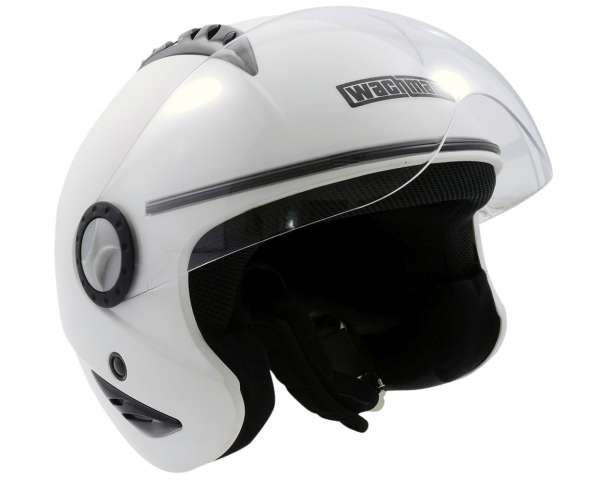 Casque jet WACHMANN WA-40 Comes blanc mat