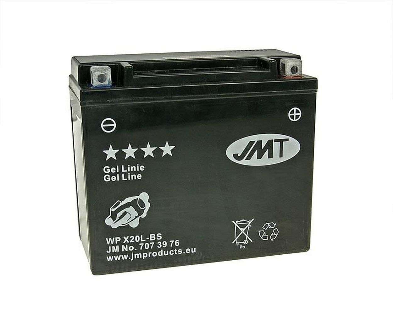 JMT Gel Batterie YTX5L-BS Für Beta Xtrainer 300 2T (2015-2017) – 12V, 4Ah, Inkl. Schrauben & Schon Geladen