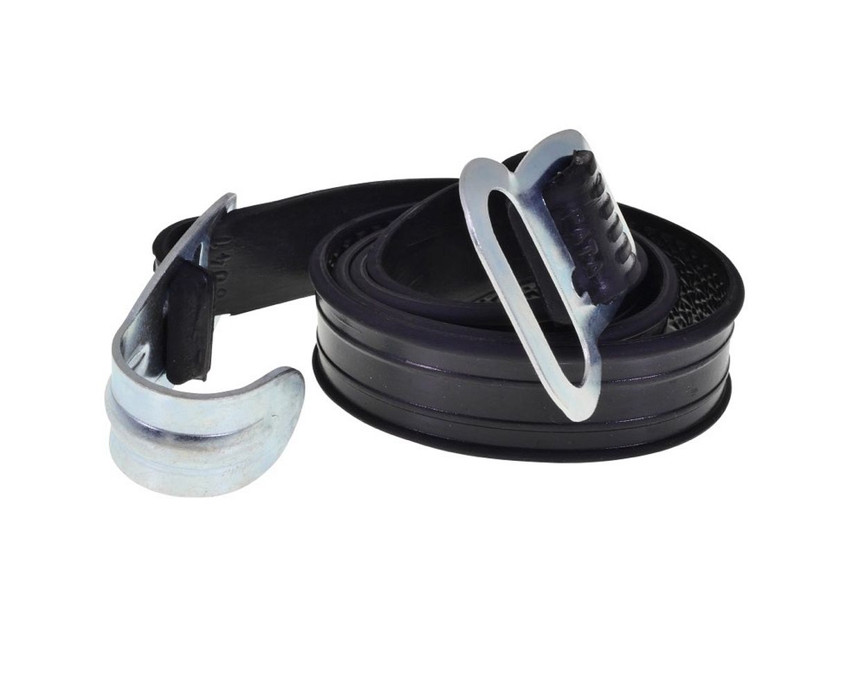 Gepäckgummi 75 cm extra stark (Haken/Auge), schwarz
