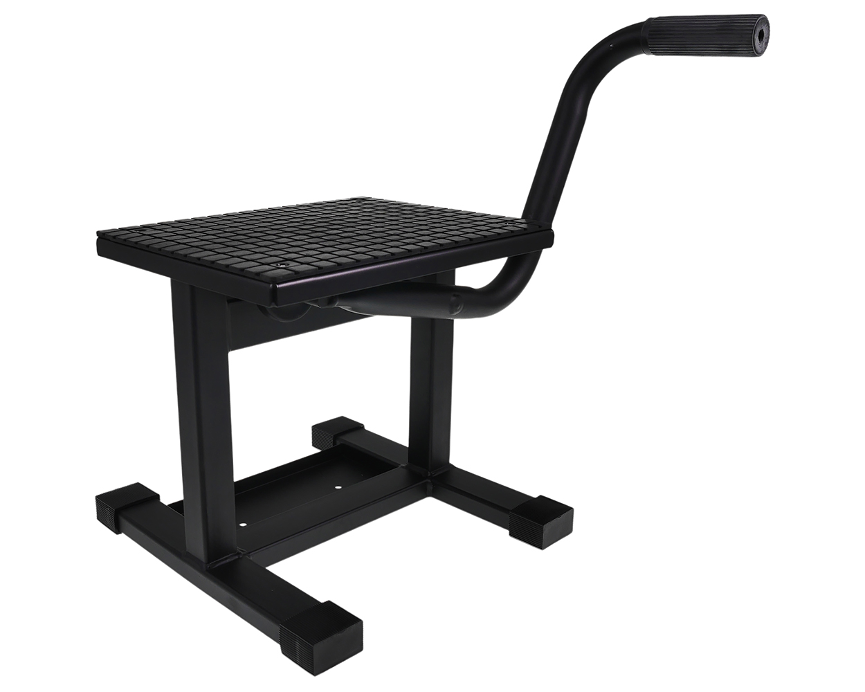 Montageständer / Hubständer schwarz bis 150 kg, Hubhöhe 310-370 mm passt für Cross, Motorrad, Motocross, Enduro, Trial, Mofa, Moped, Roller