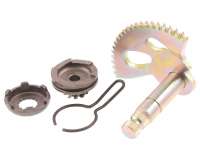 Kickstarterreparatursatz Kickstarterwelle, Ritzel, Mitnehmer China 2-Takt CPI, Keeway, Generic, PGO, Explorer, Baotian 50ccm