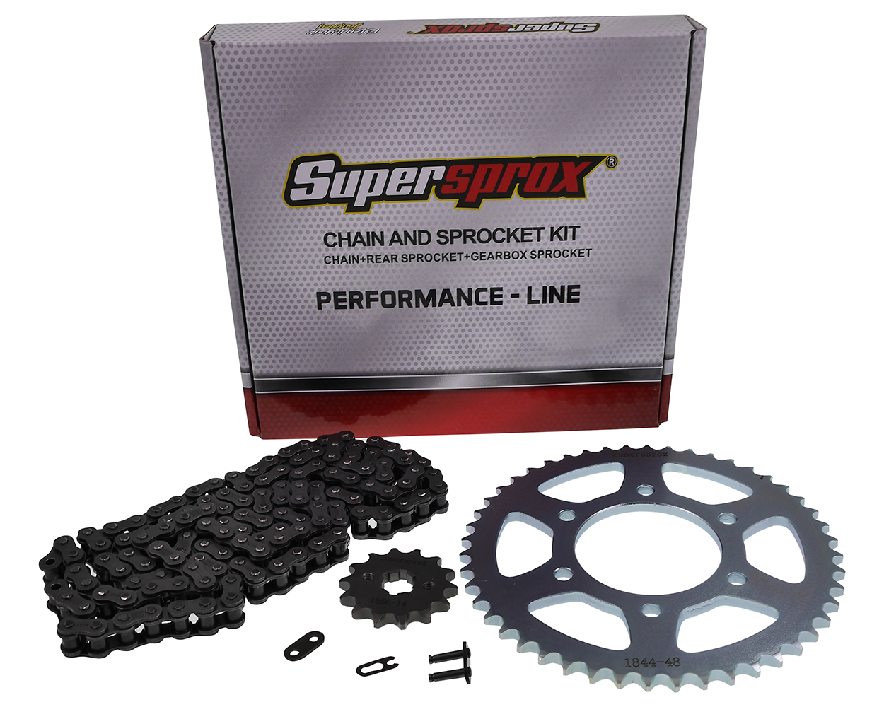 Kettensatz Performance KIT Stahl SUPERSPROX 428 Teilung, 14 / 48 Zähne