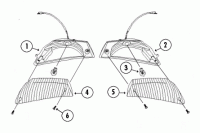  BT49QT-22P1 4T AC Blinker vorne für Baotian BT49QT-12P1, Flex-Tech Topspeed