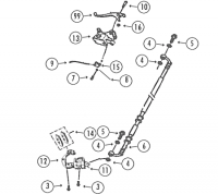  RS400 50 GY Shenke 4T AC Bremsanlage vorne für Rex RS400, RS460, Monza, GMX450 / Spor