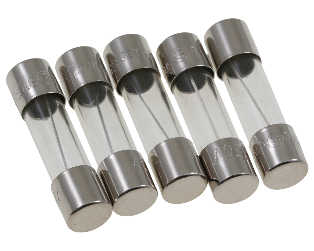 Glassicherung 25 mm (7 Amp), 5er Pack