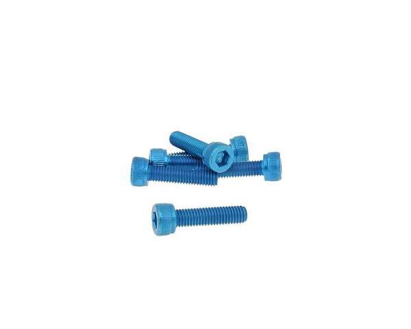 Kit de vis 6 pièces hexagonales en aluminium - M5 20mm