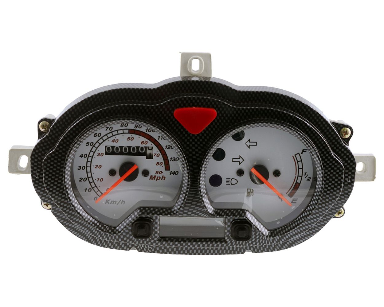 Tachometer carbon look SCORPEX Flex-Tech Topspeed 125 4T Mawi Super