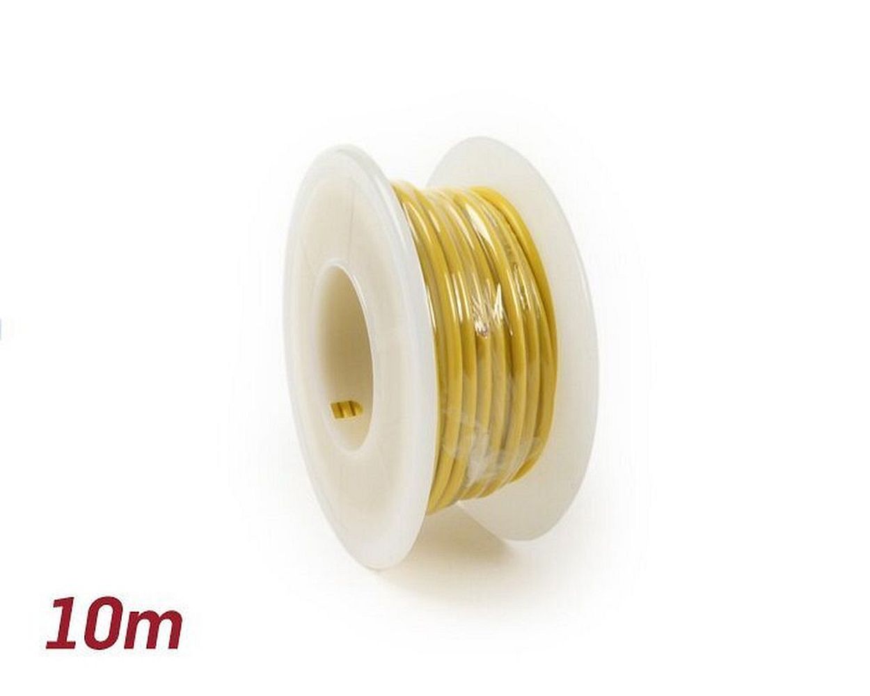 Elektrokabel BGM gelb, 2, 0 mm 10m Universal Roller Motorrad Moped Quad KFZ Auto Stromleitung