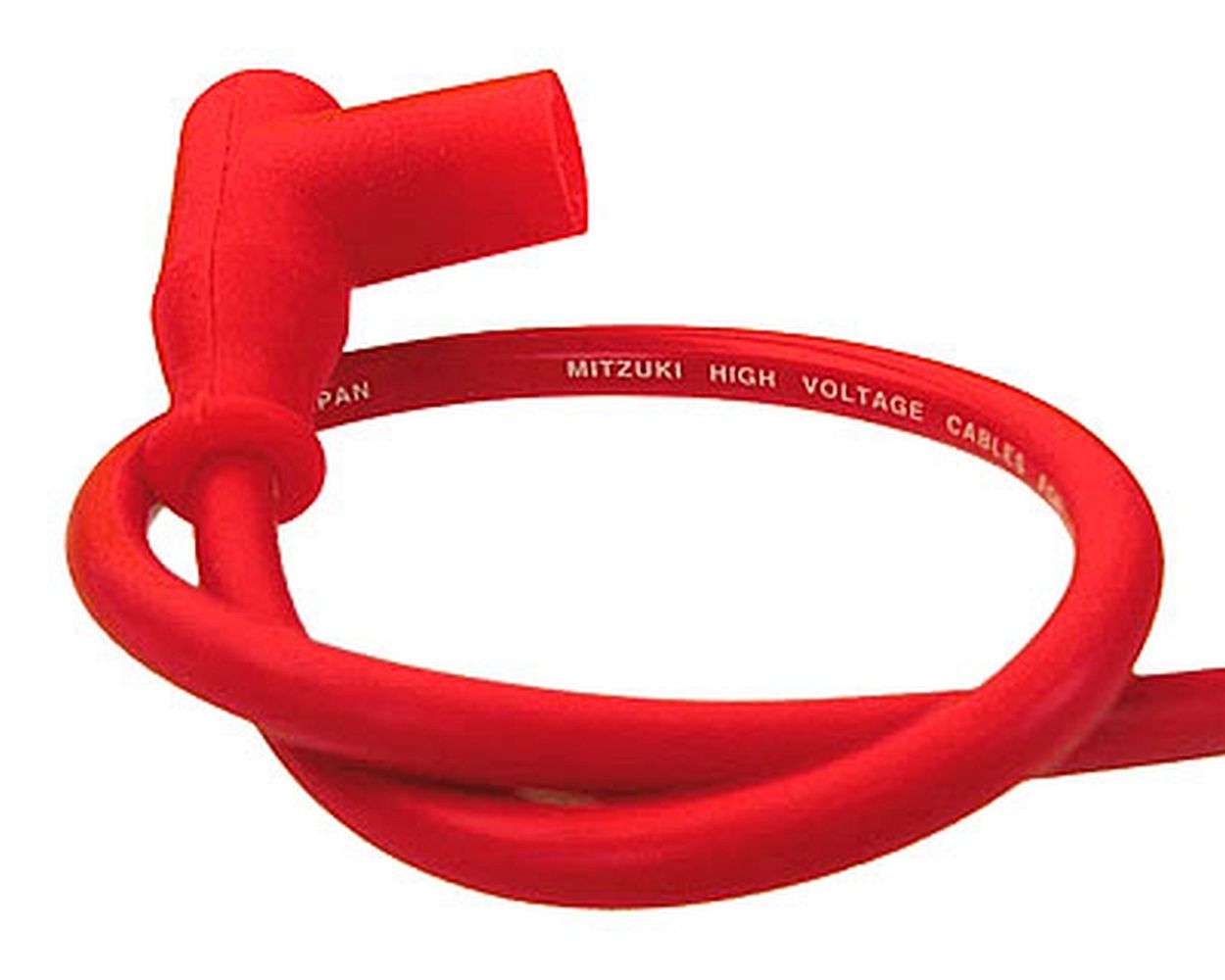 Zündkerzenkabel mit Zündkerzenstecker Racing rot SCORPEX Roller Motorrad Scooter