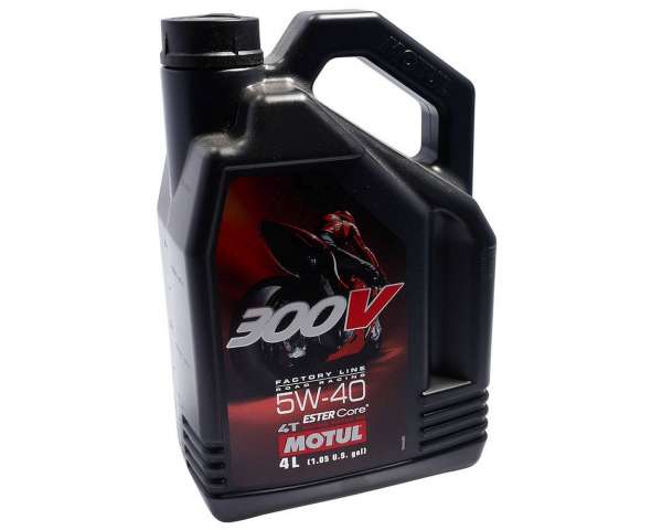 Huile moteur MOTUL 4T 5W40 - 300V FL Road Racing
