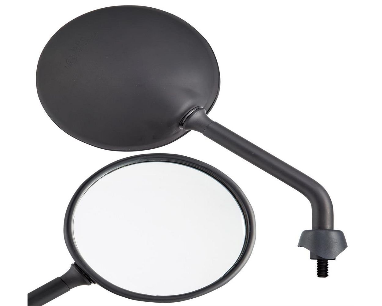 Spiegel SIP Shorty, rechts undlinks, rund, Ø 110 mm, schwarz
