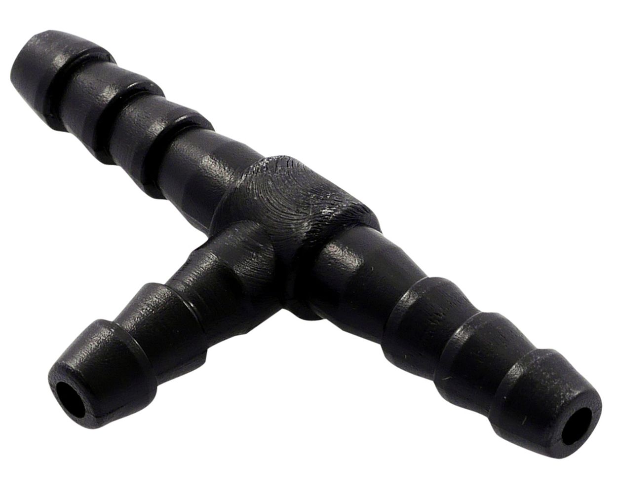 Benzinschlauch T-Stück 6 mm schwarz