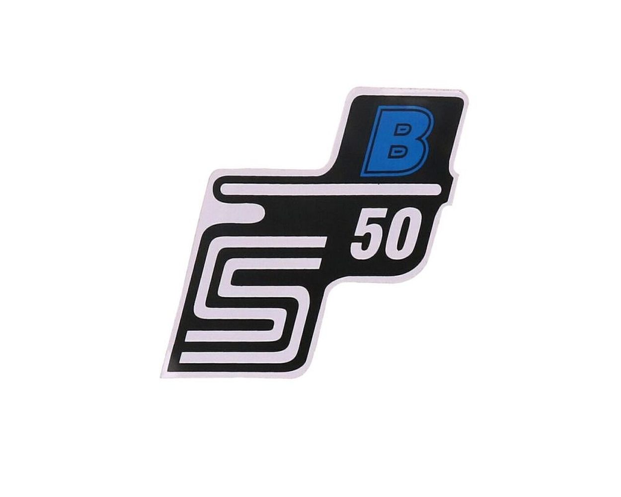 Schriftzug S50 B 2EXTREME blau