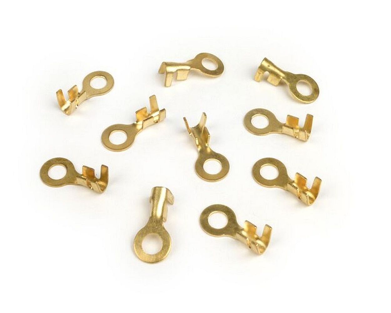 Kabelschuh Ringöse BGM 6,5mm D=1,0-1,5mm - 10 Stück Universal Kabelverbinder Crimp Roller Motorrad Auto KFZ