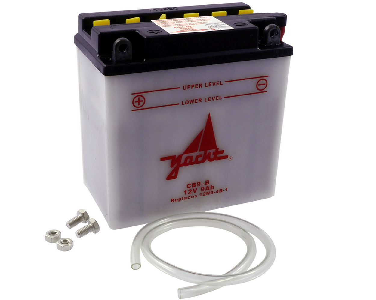 Batterie 12 V 9 Ah YACHT CB9B / YB9B, ohne Batteriesäure