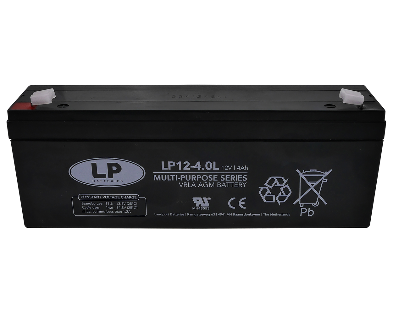 Batterie LANDPORT NSA LP12-4, 0L T1 4 Ah 12 V, 195x47x70 mm Universal Sicherheitssysteme, Rolladenantriebe, Dachrollo Antrieb, Heim & Haus