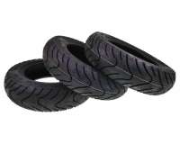 Reifen Set 3x KENDA K413 100/90-10 Zoll kompatibel für Piaggio APE 50 Kit Sportreifen Sommer 3 Stück