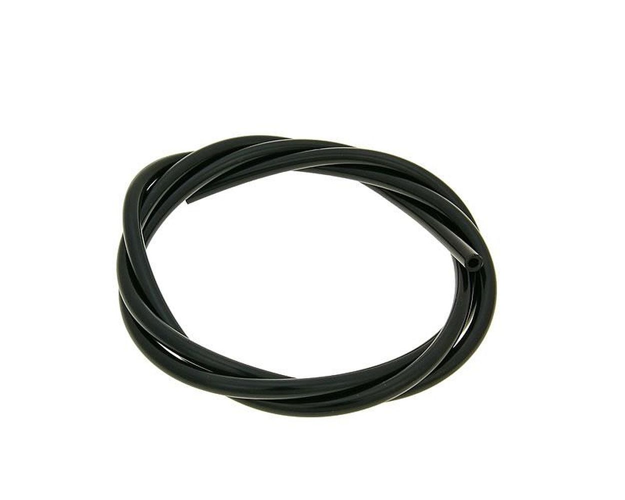 Ölschlauch in verschiedenen Größen, Längen und Farbe 2x4,5 mm-1m-schwarz-PVC
