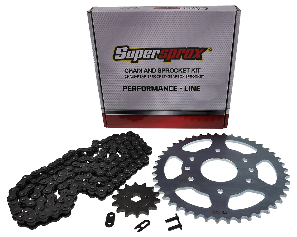 Kettensatz Performance KIT Stahl SUPERSPROX 520 Teilung 45 / 14 Zähne