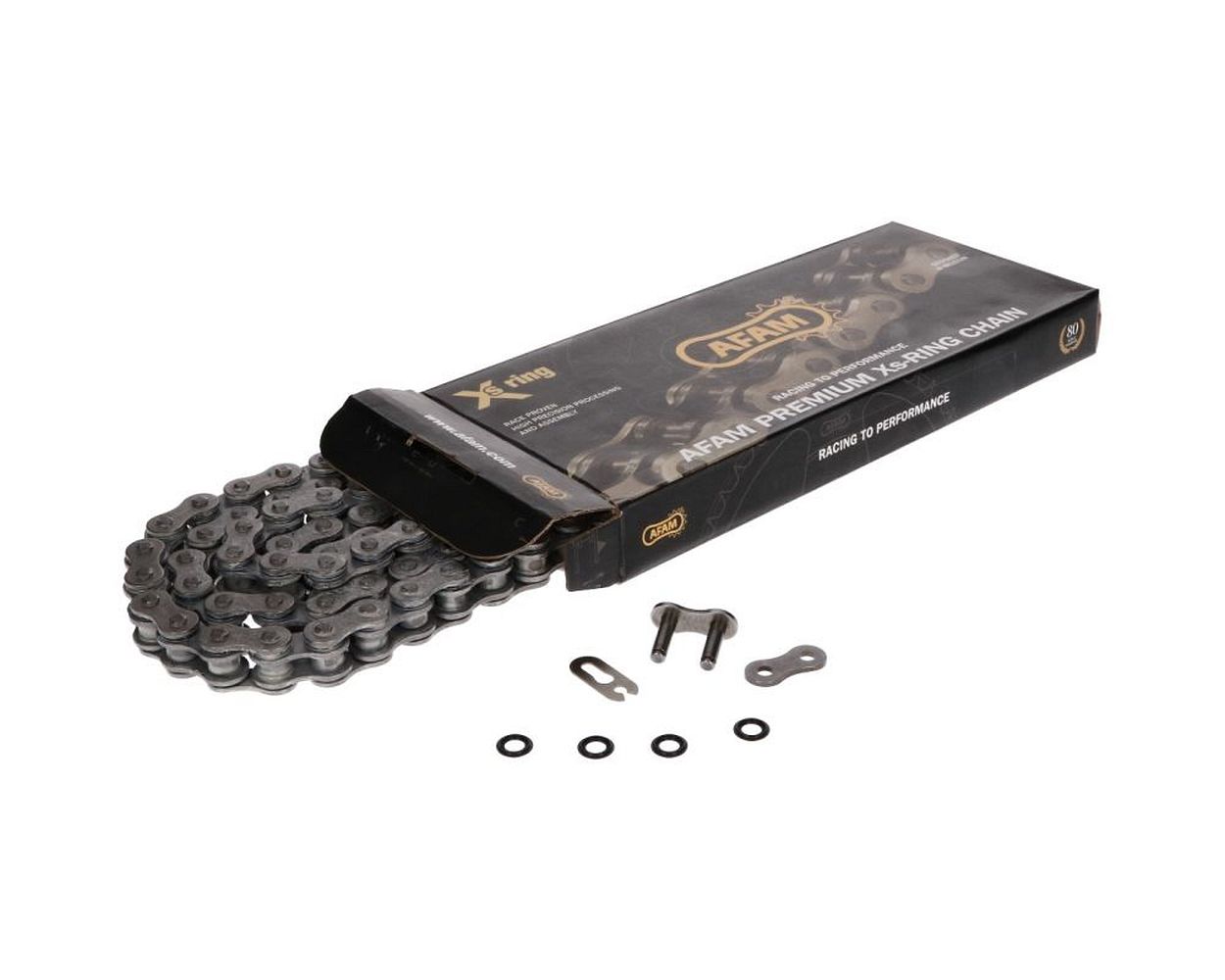 Kette AFAM XS-Ring schwarz 520 Teilung XLR2 94 Glieder 3300daN