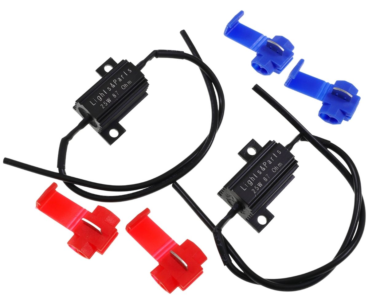 Lastwiderstand / Widerstand 2 Stück 25 W CanBus LED Tagfahrlicht TFL Blinker, Rücklicht Motorrad, Roller, Moped, Quad, Auto