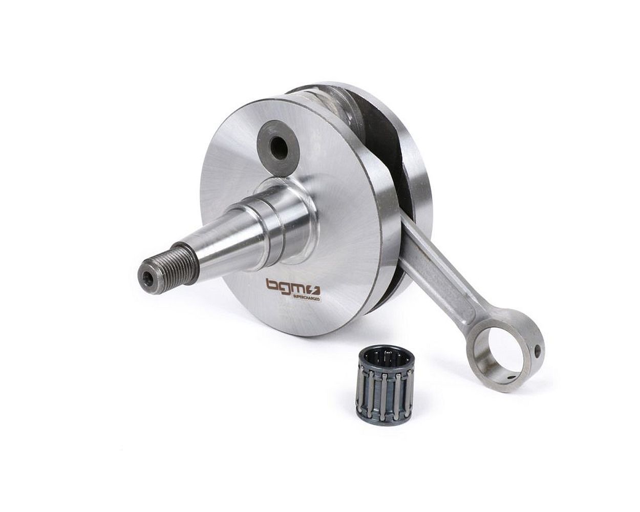 Kurbelwelle BGM für Membraneinlass, Vollwange 51 mm Hub, 105 mm Pleuel, 24 mm Konus