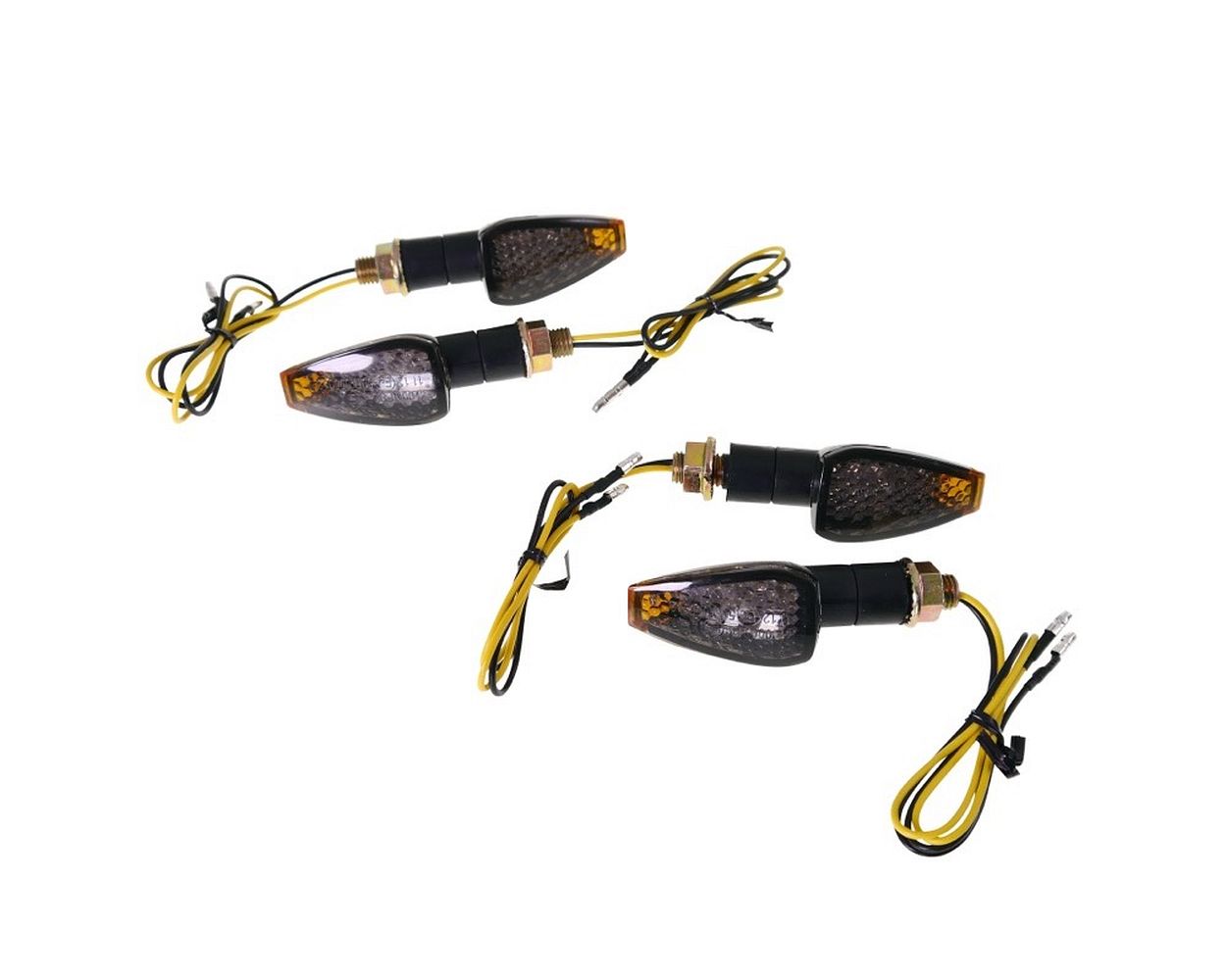 4x Blinker 2EXTREME Mini LED 12 V Rauchglas getönt