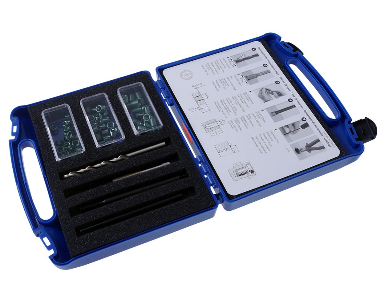 HeliCoil plus M 6x1,0 - Reparatur-SET Steigung 1,0 mit je 20 Gewindeeinsätzen