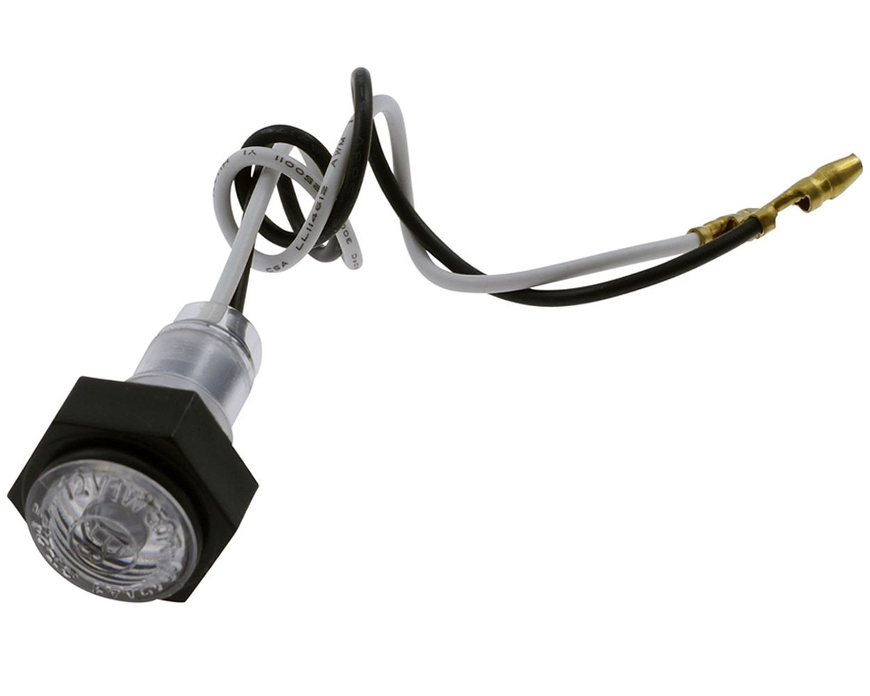 Standlicht Mini LED, Motorrad, rund, Linsen-Durchmesser 14, 8 mm, 15x15x30 mm